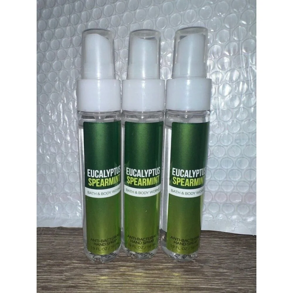 bath and body work hand sanitizer spray eucalyptus spearmint‎